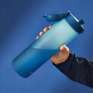 Láhev na pití 1000 ml – Motivátor Přechod Deep Teal/Sonic Blue