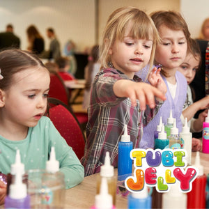 Tubi Jelly sada 6 barev + malé akvárium – Čísla