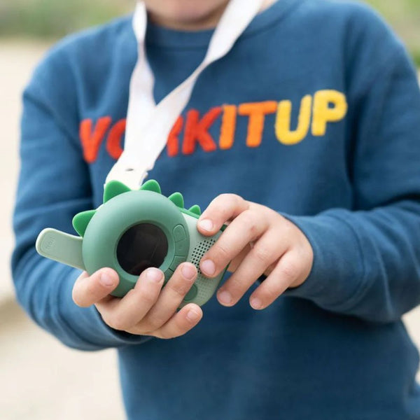 Vysílačka pro děti – Růžový a zelený dinosaurus