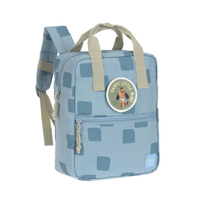 Dětský batoh Mini hranatý – Pattern Party Blue