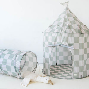 Hrací tunel – Checkerboard Green