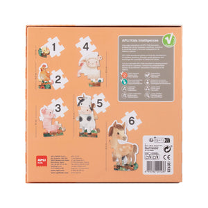 Progresivní puzzle Moje první – Farma 2+