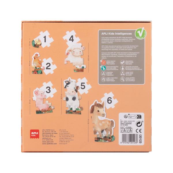 Progresivní puzzle Moje první – Farma 2+