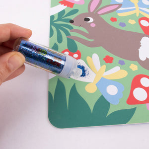 Výtvarná sada s BIO třpytkami – Glitter art
