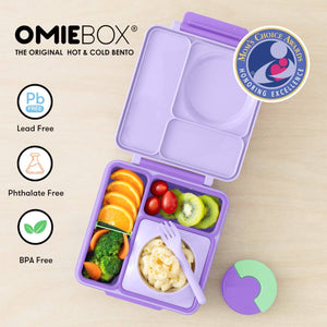 Lunchbox s termoskou OmieBox – Lilac Purple