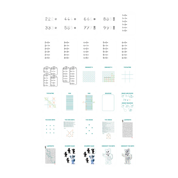 Náhradní karty pro mini tablet Kidydraw – Hry a vzdělávání, 60 kusů