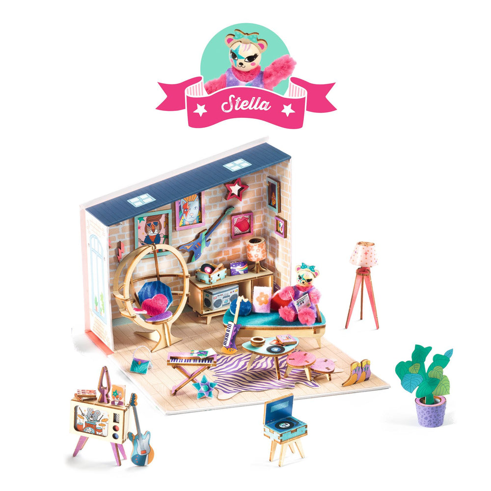 MI HOUSE sada Udělej si sám – Mini domeček STELLA
