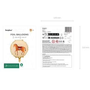 Fóliový balónek – Koník 45 cm