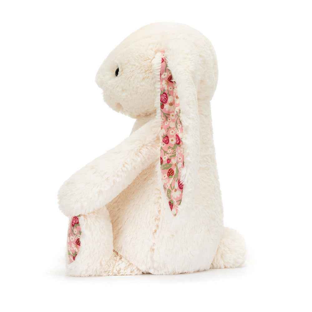 Pluszowy królik z kwiecistymi uszami Berry Jellycat - kremowy 31 cm