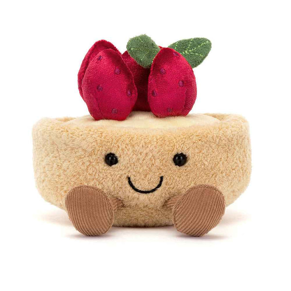 Pluszowa Zabawna Tarta Truskawkowa Jellycat 11 cm
