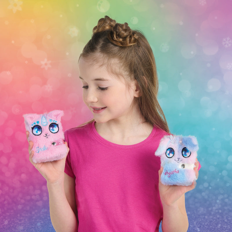 Plyšový mini zápisník s přívěskem – Astria