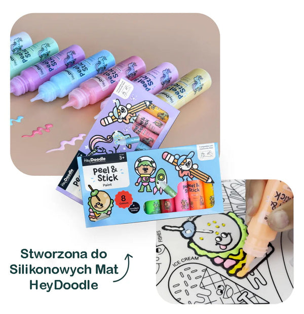 Třpytivé barvy pro tvorbu nálepek