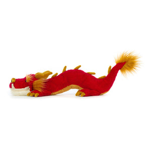 Plyšový drak červený 42 cm