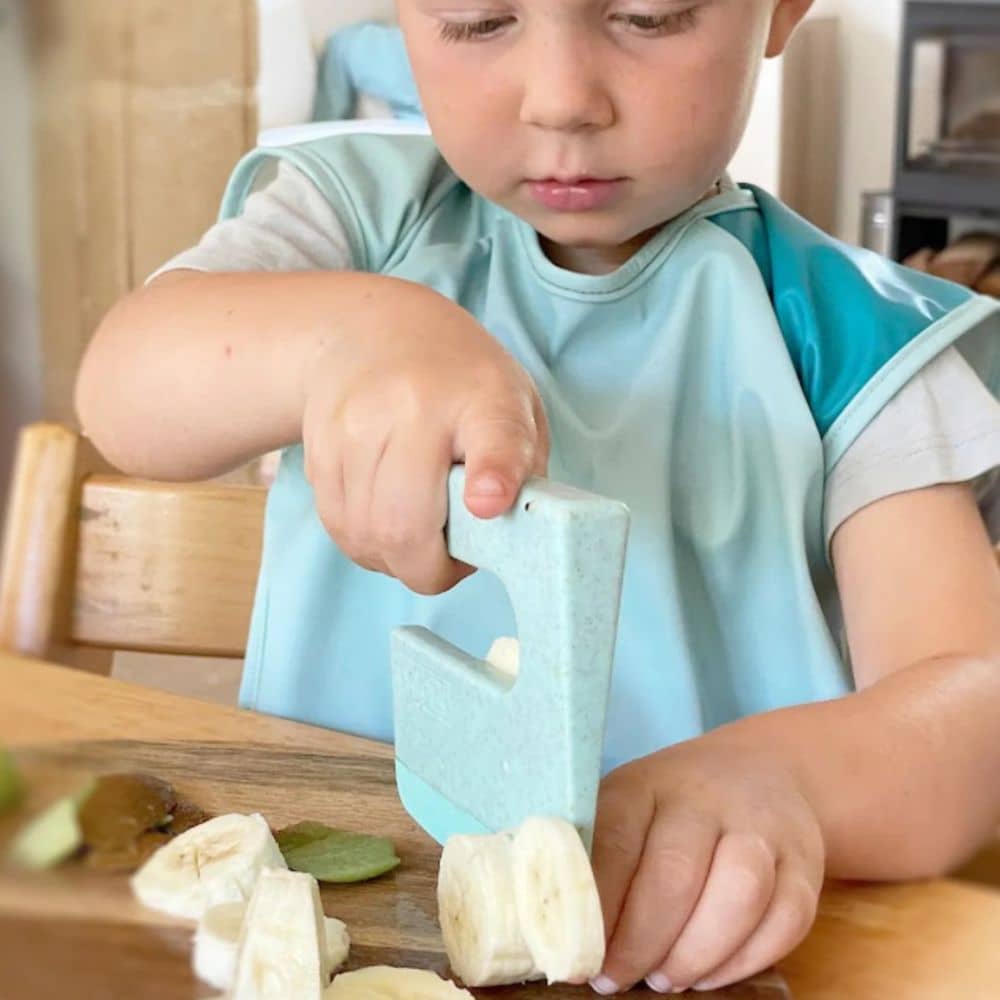 Bezpečný dětský nůž Klyv – námořnická modrá
