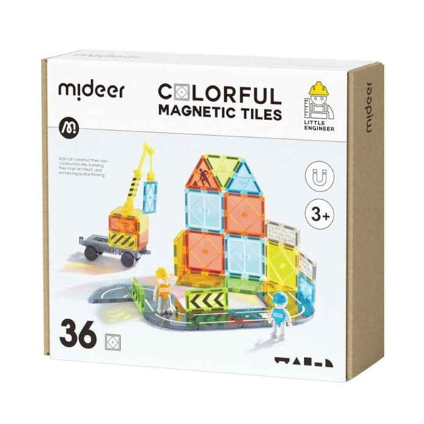Magnetische Konstruktionsspielzeug Kleiner Architekt – 36 Teile