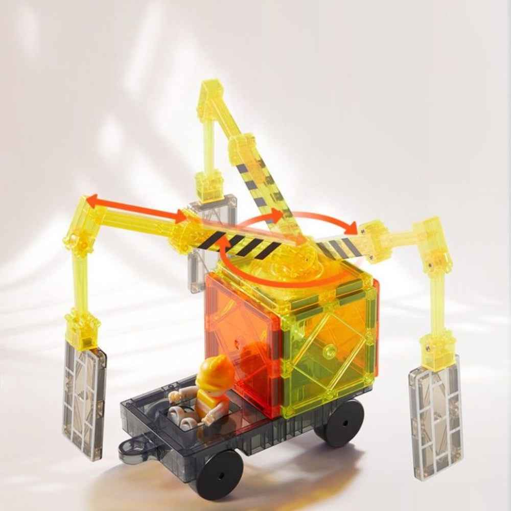 Magnetische Konstruktionsspielzeug Kleiner Architekt – 36 Teile