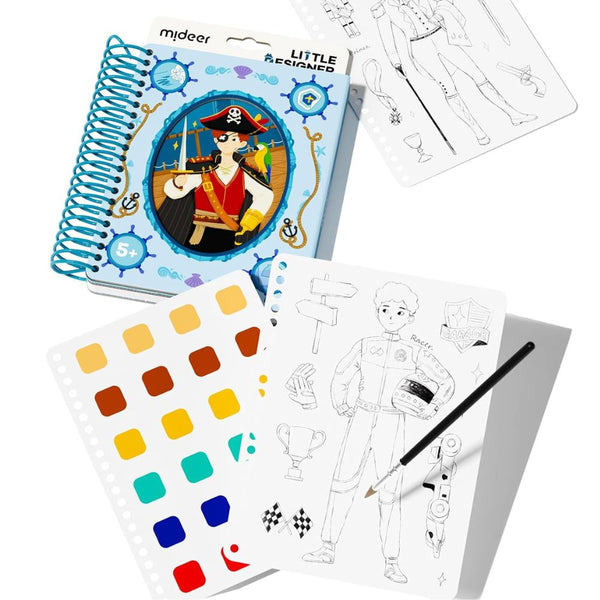 Kreativní sešit pro malé designéry – Dobrodruzi
