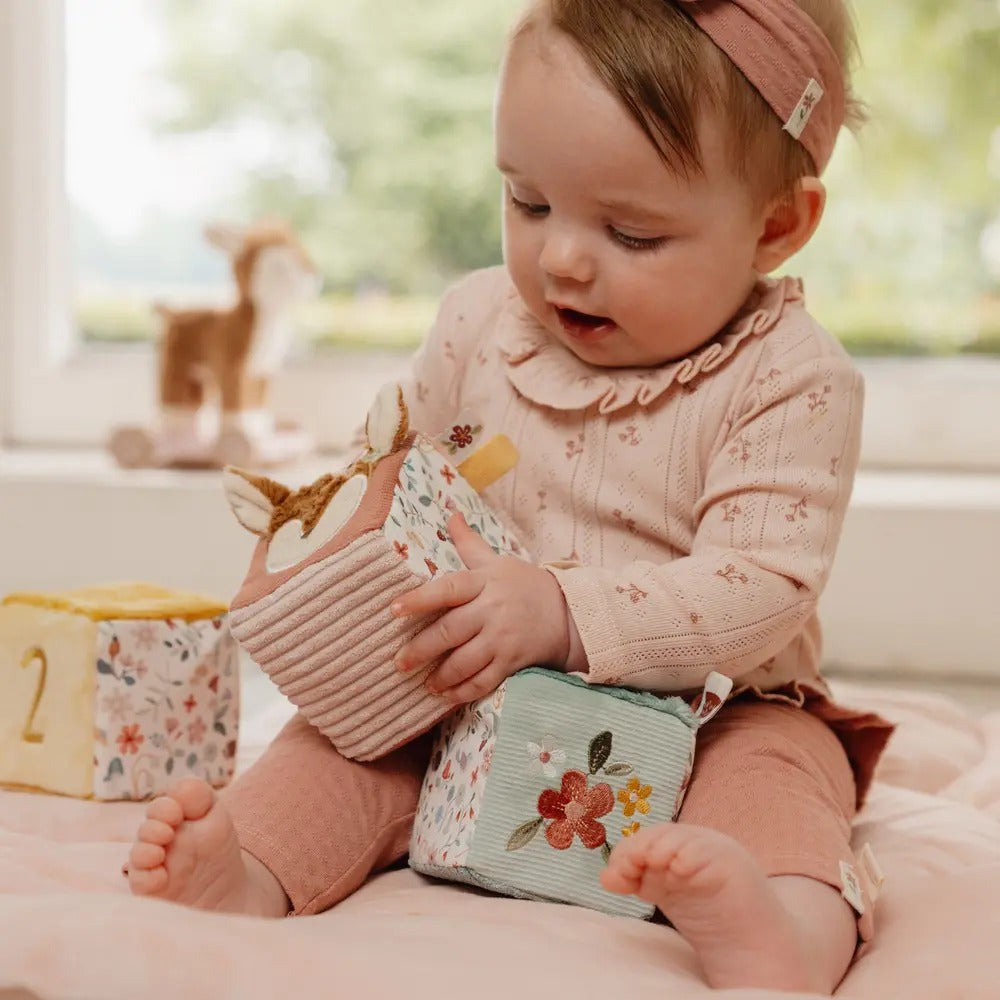 Měkké aktivní kostky – Fairy Garden, 4 kusy