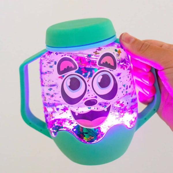 Senzorická sklenice k naplnění vodou a doplňky – Zoo