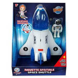 Vesmírná raketa s astronautem