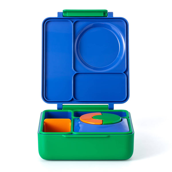 Lunchbox s termoskou OmieBox – Monster Blue