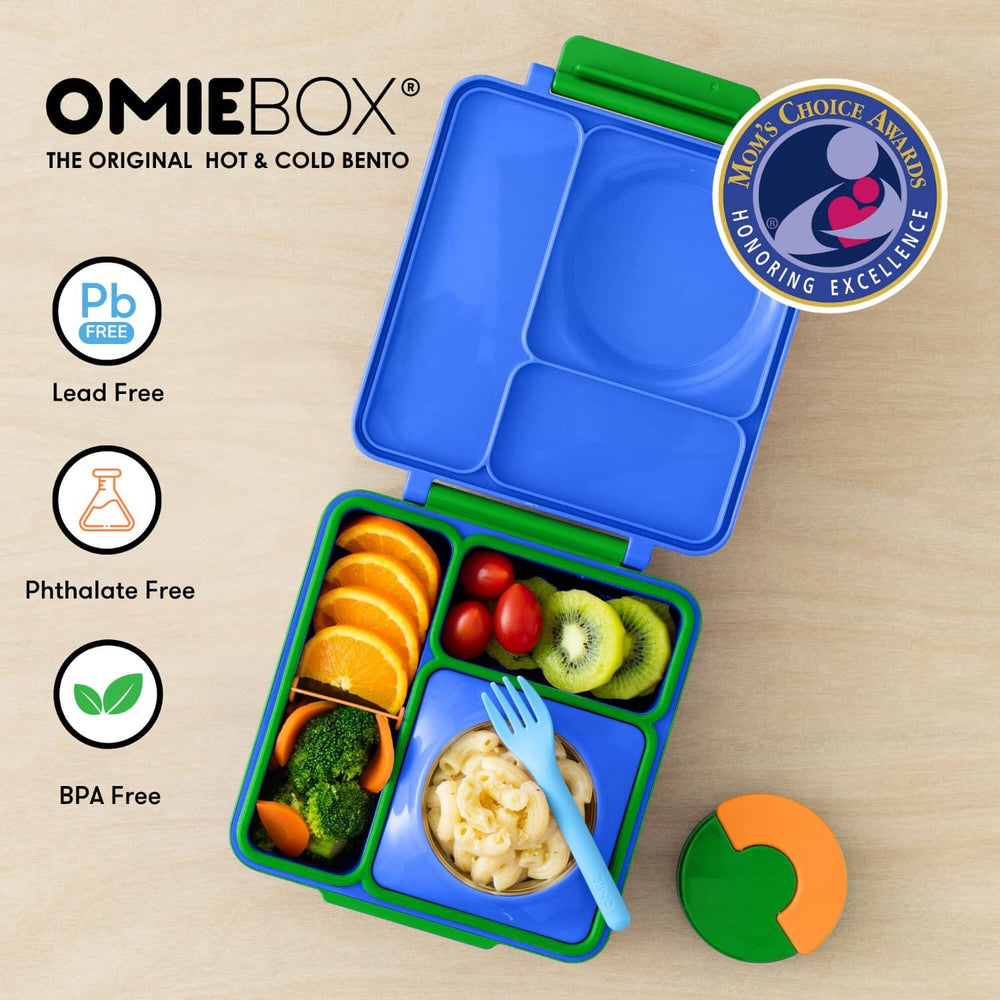 Lunchbox s termoskou OmieBox – Monster Blue