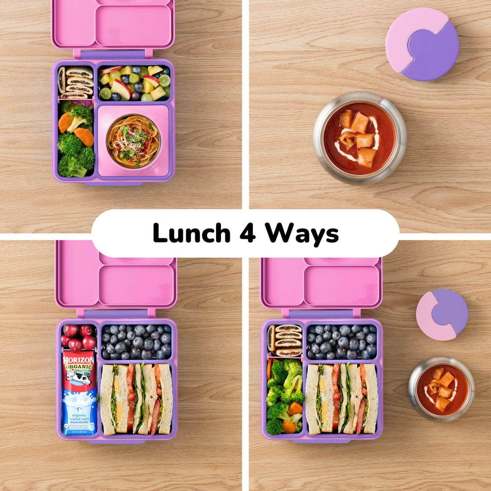 Lunchbox s termoskou OmieBox – Unicorn Pink