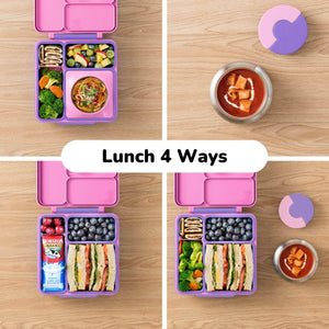 Lunchbox s termoskou OmieBox – Unicorn Pink