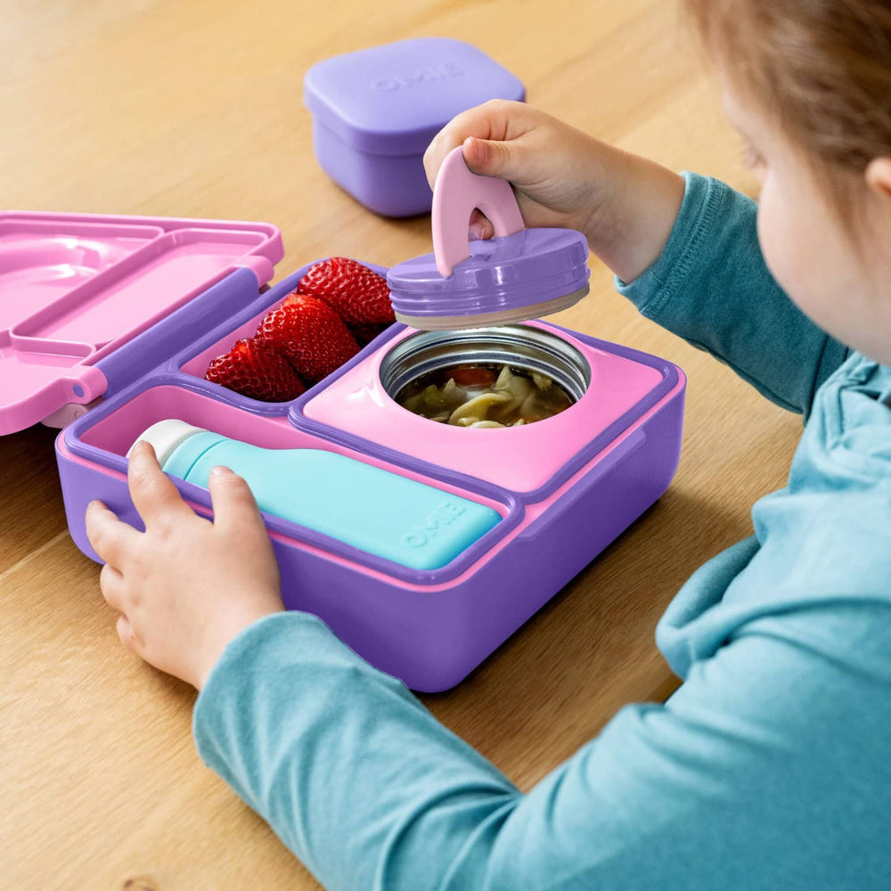 Lunchbox s termoskou OmieBox – Unicorn Pink