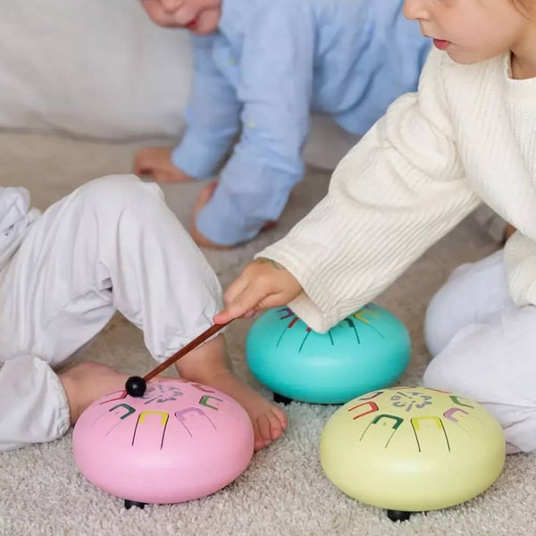 Jazykový buben Baby Tambu – žlutý Mellow