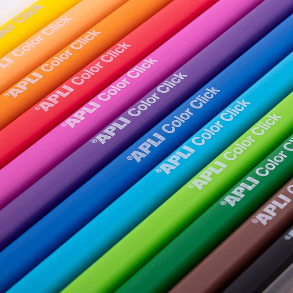 Pastelky s vyměnitelnými tuhami Color Click, 12 kusů