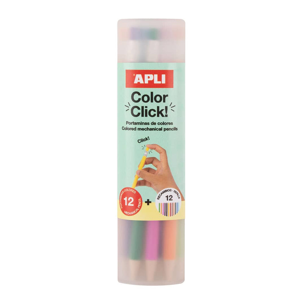 Pastelky s vyměnitelnými tuhami Color Click, 12 kusů