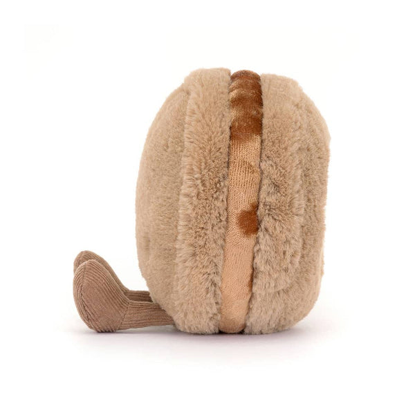 Plyšová čokoládová makronka – Amuseables Mona Macaron (12 cm)