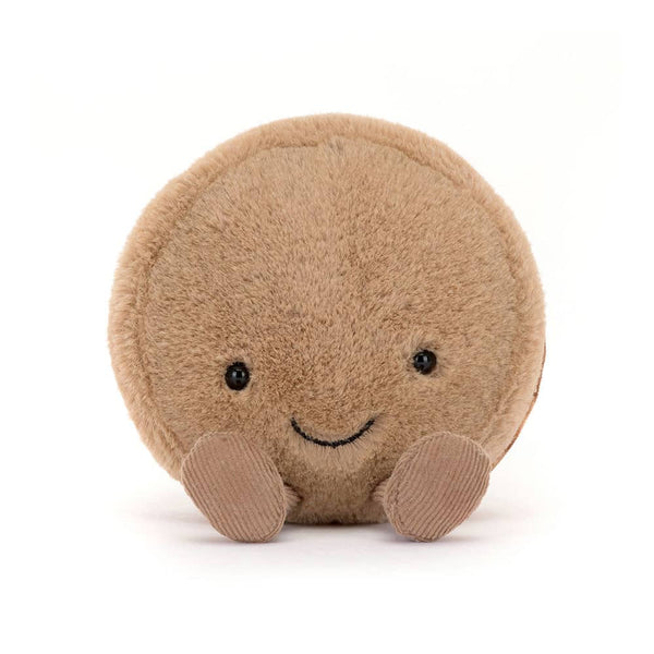 Plyšová čokoládová makronka – Amuseables Mona Macaron (12 cm)