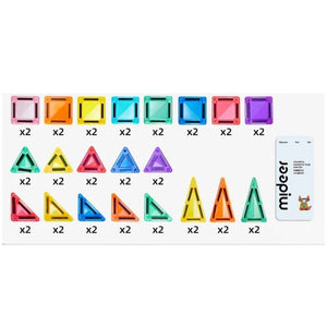 Magnetické kostky – mini sada 42 dílků