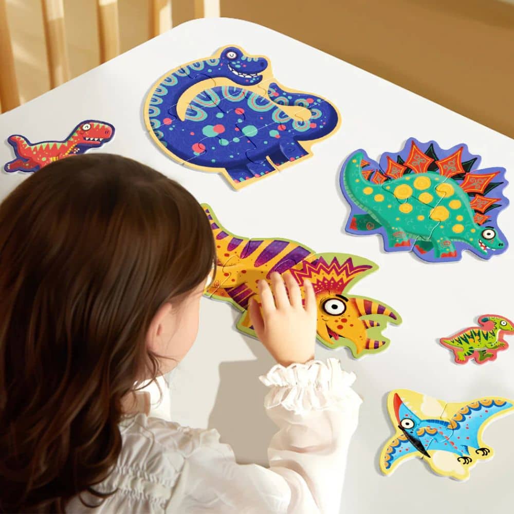 Moje první puzzle 6v1 – dinosauři