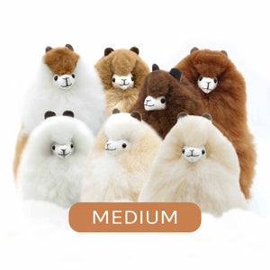 Plyšový maskot Alpaka Naturals – Ivory White 32 cm