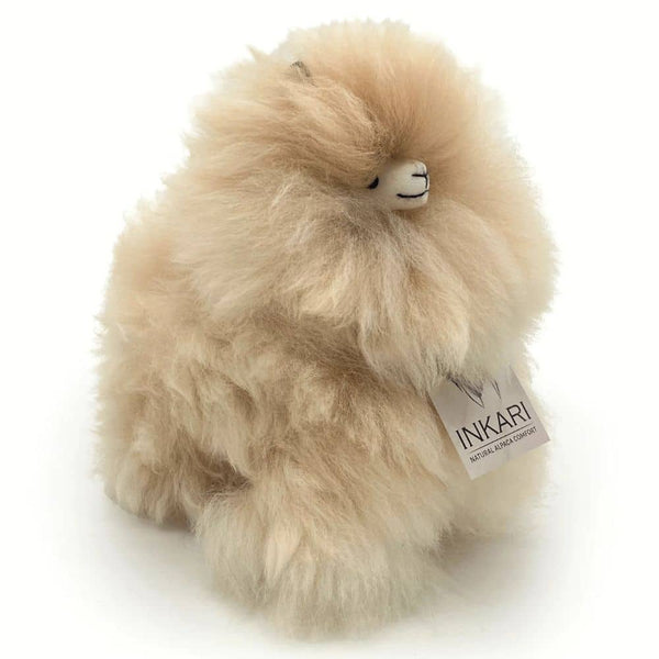 Plyšový maskot Alpaka Monsterfluff – Sahara 23 cm