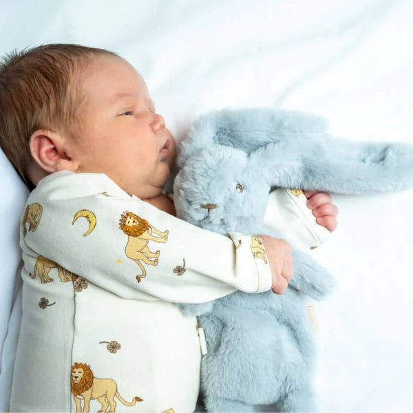 Zatížené plyšové zvířátko – Mini zajíček Blue 130 g