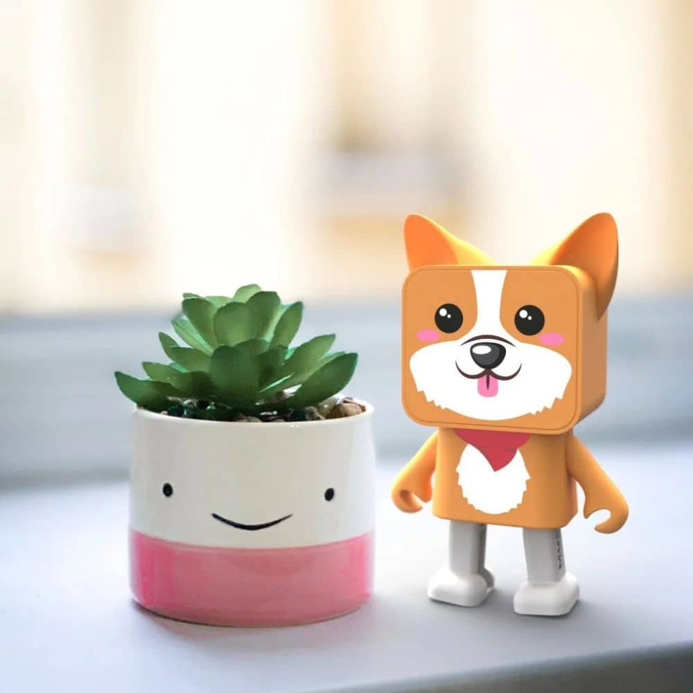 Přenosný tančící reproduktor – Pejsek Corgi
