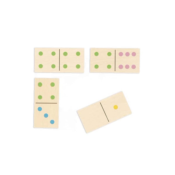 Dřevěná logická hra – Domino 3+