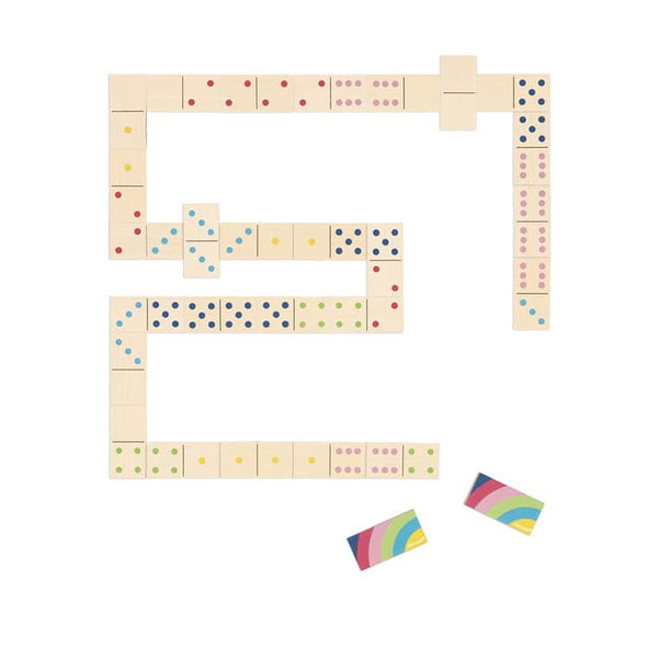 Dřevěná logická hra – Domino 3+