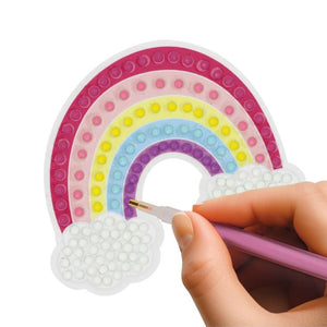 DIY diamantové samolepky – Duha