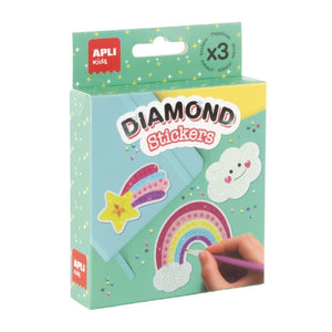DIY diamantové samolepky – Duha