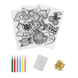 DIY Craft Kit kreativní sada – Odznáčky, 18 kusů