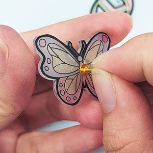 DIY Craft Kit kreativní sada – Odznáčky, 18 kusů