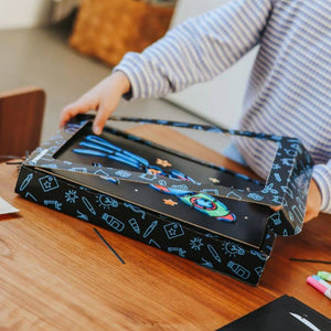 Sada pro výrobu svítící nástěnné dekorace – Kidyneon Pack, 9 kusů