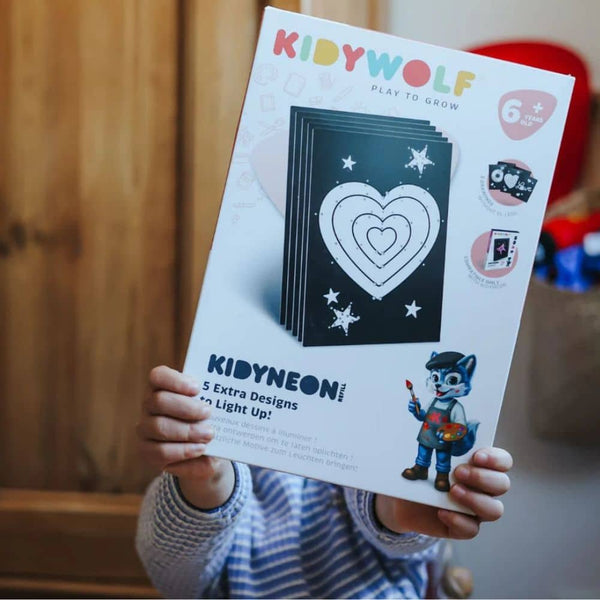 Vložky pro svítící nástěnné dekorace – Kidyneon Happy, 5 kusů