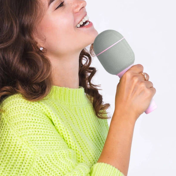 Bezdrátový mikrofon Groovy s vokálními efekty – Růžový