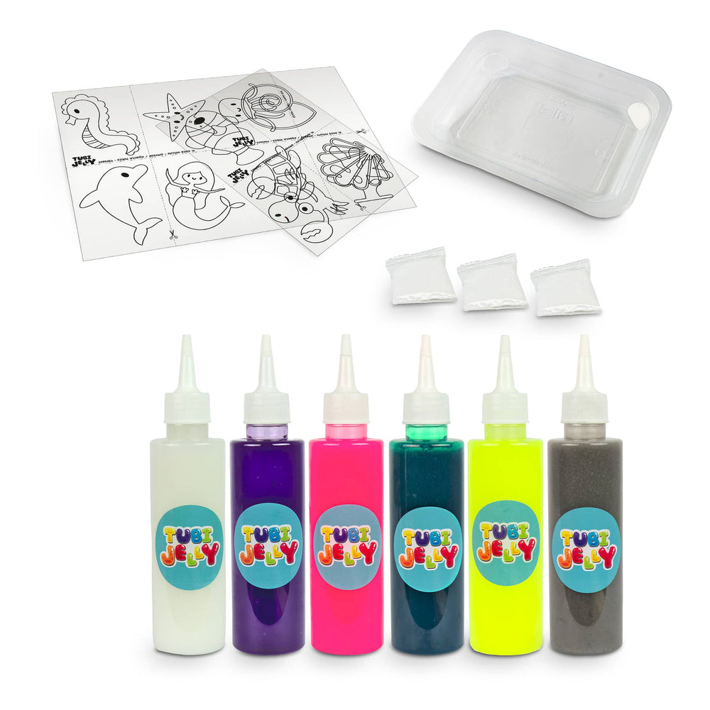 Tubi Jelly sada se 6 barvami – Mořská panna